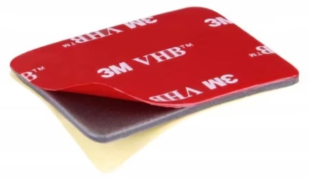 Adaptor GoPro curbat - prindere cu banda adeziva 3M pentru camere sport - Img 2