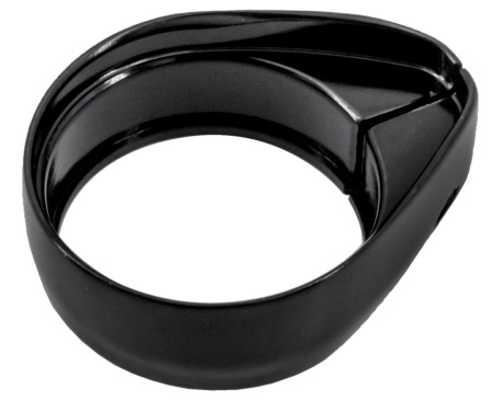 Colier Radon Stealth aluminiu cu surub 34.9mm - Negru - Img 3