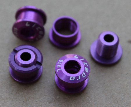 Litepro Superlight CNC - set surub placi angrenaj 1 foaie - mov - Img 3