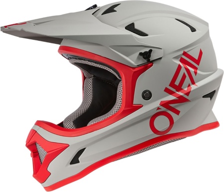 O'Neal Sonus Solid Alb - Fullface casca - L (59-60 cm) - Img 7