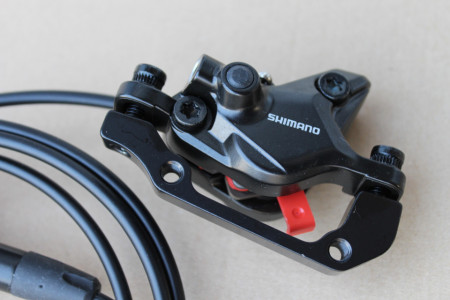 Shimano BL-MT401/BR-MT410 Disc Frane - Set + olive si suruburi arg/negru - Img 5