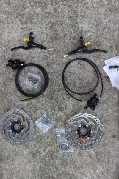 Shimano MT200 J-Kit set frane disc 750-1800mm + 2 disc RT10 180mm - Img 2