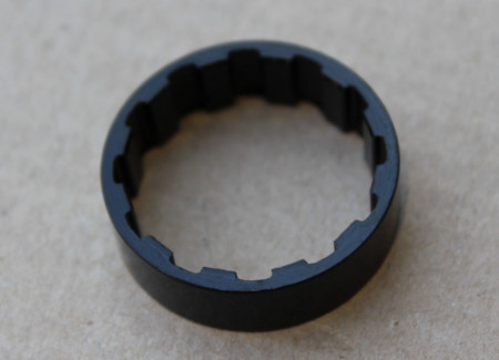 Spacer Procraft Ultralight 1.1/8" negru 10mm - Img 2