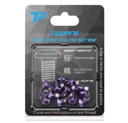 Toopre Torx set 12buc. - suruburi disc - mov - Img 2