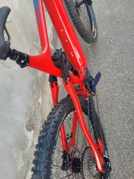 HoheAcht Besta Monto Comp Mullet Carbon - XL rosu 2025 GPS integrat - Img 6