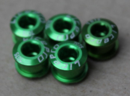 Litepro Superlight CNC 5buc.- set surub placi angrenaj 1 foaie - verde