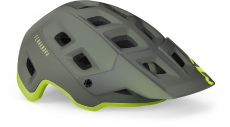 MET Terranova casca S (52-56cm) gray lime/matt - Img 2