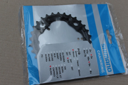 Shimano foaie 30t. 96mm BCD - FC-M4000 Alivio - Img 2