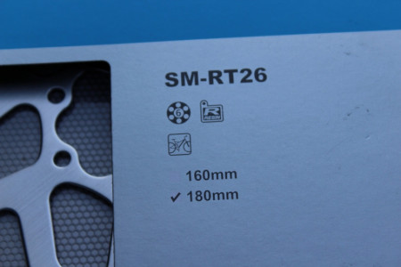 Shimano SM-RT26-M - 180mm disc rotor - Img 4