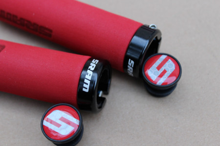 Sram Contour Lock-On mansoane burete - rosu - Img 4