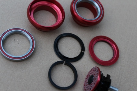 Cuvete A-Head standard Viaron CNC 1 1/8" - 34/34mm rulment industirale - albastru - Img 3
