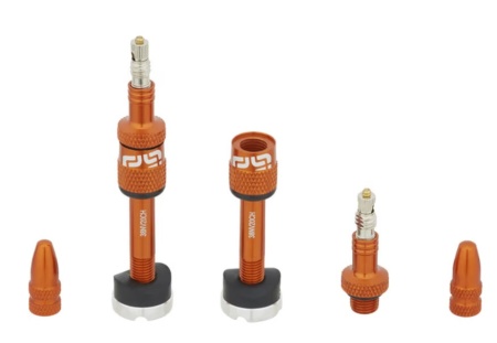 e*thirteen Quick Fill valve set Tubeless Gen 2 SV 23-31 Portocaliu - Img 2