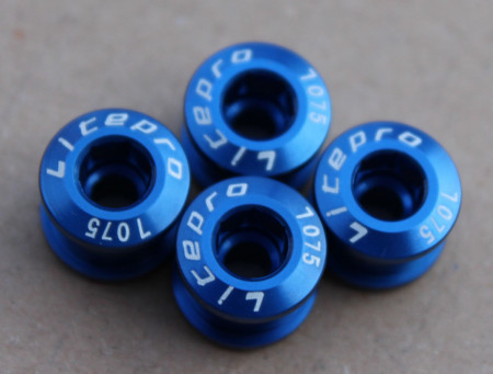Litepro Superlight CNC - set surub placi angrenaj 1 foaie - albastru - Img 2