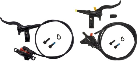 Shimano DEORE BL-M4100/BR-MT4100 set frane disc fata+spate - Img 2