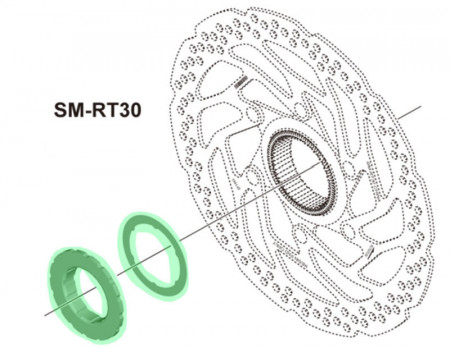 Shimano SM-RT30 Lock Ring external type - Img 3