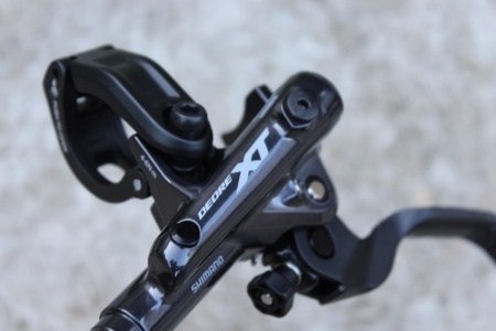 Shimano XT BR-M8120-B J-Kit set complet - 4 piston - placute metalice - Img 3