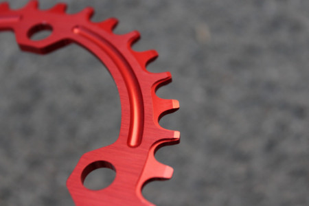 Snail Narrow Wide CNC Ultralight 34T 104bcd - Rosu - Img 4