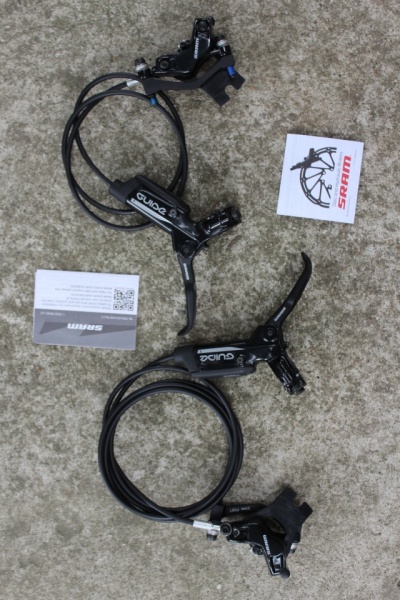 SRAM Guide T - frane disc set + adaptoare - Img 3
