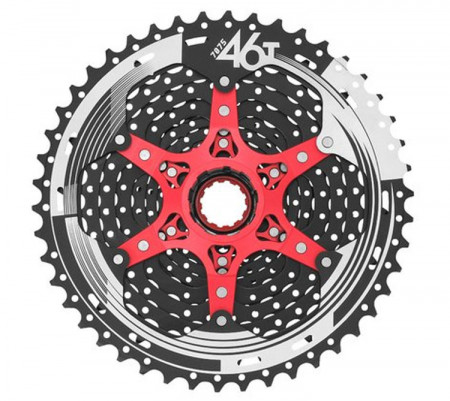 SunRace MX8 11vit. 11-46t. caseta MTB Negru - Img 2