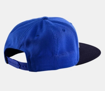 Troy Lee Designs Snapback Hat Signature albastru negru - MTB Caciula - Img 2