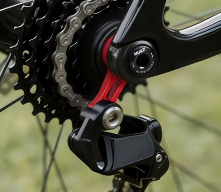 Ureche cadru universal - MUQZI cu filet M12x1.0 Sram UDH type(rosu) - Img 5