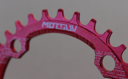 Foaie Motguv 32T - narrow wide 1x7-12vit. - 104mmBCD rosu - Img 3