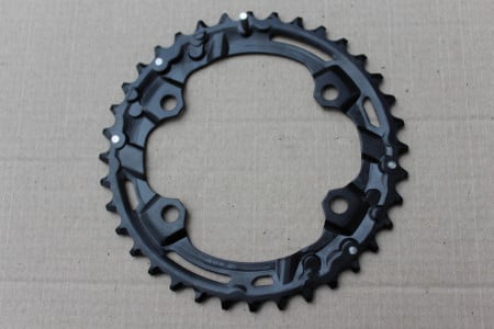 Foaie Shimano 36T M4100-M5100 - 96BCD A-simetric negru - Img 4