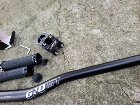 Ghost-Wake combo ghidon 780mm + pipa + manson - Negru - Img 2