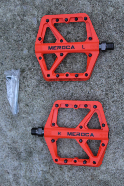 Meroca Slim - Nylon Flat Pedal - Portocaliu - Img 3