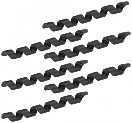 Quaxar set protector 6 buc. cadru pe cablu - negru