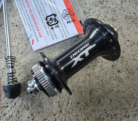 Shimano XT HB-M8000 Center-Lock butuc fata 32H + QR - Img 3
