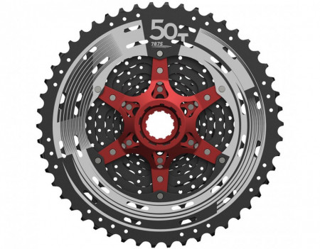 SunRace MX8 11vit. 11-50t. caseta MTB Negru - Img 2