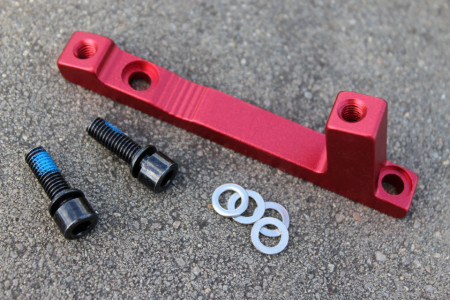 Adaptor Risk fata PostMount 180mm - rosu - Img 3