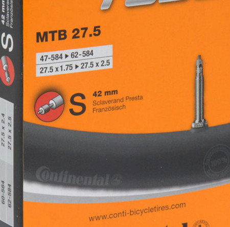 Continental Tube Wide 27.5x1.75-2.50 FV.42mm - camera bicicleta - Img 4