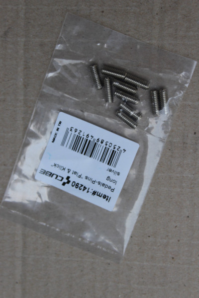 Cube flat pedal pins - Long - Img 3