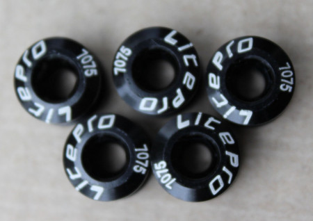 Litepro Superlight CNC 5buc.- set surub placi angrenaj 1 foaie - negru - Img 2