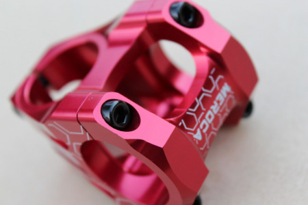 Meroca SuperLight pipa CNC 31.8' - 35mm rosu - Img 5