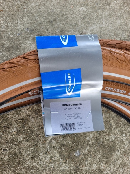 Schwalbe Road Cruiser Active - 26x1.75 - Brown-Reflex sarma - Img 3