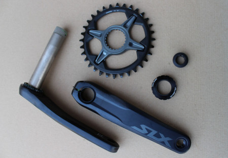 Shimano angrenaj SLX FC-M7100-1 12-viteza - 170mm + 32T placa direct mount - Img 2
