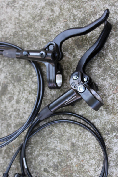 Shimano BL-MT401/BR-MT410 Disc Frane - Set 800/1600mm + adaptoare - Img 8