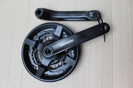 Shimano FC-TY301 Tourney 42-34-24T - negru 170mm - Img 3
