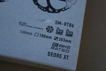 Shimano SM-RT86 XT Ice Technology - 203mm disc rotor - Img 8
