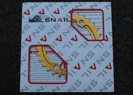 Snail Narrow Wide CNC Ultralight 32T 104bcd - Auriu - Img 2