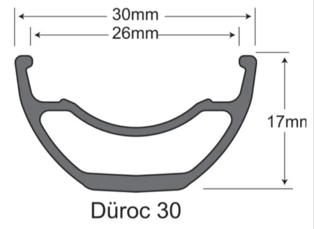 Sun Ringlé Duroc 30 set roti 29'' Boost 15x110mm/12x148 mm - caseta Shimano Micro Spline - Img 3