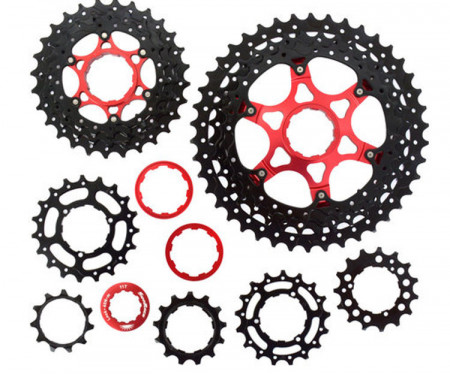SunRace MX8 11vit. 11-46t. caseta MTB Negru - Img 4