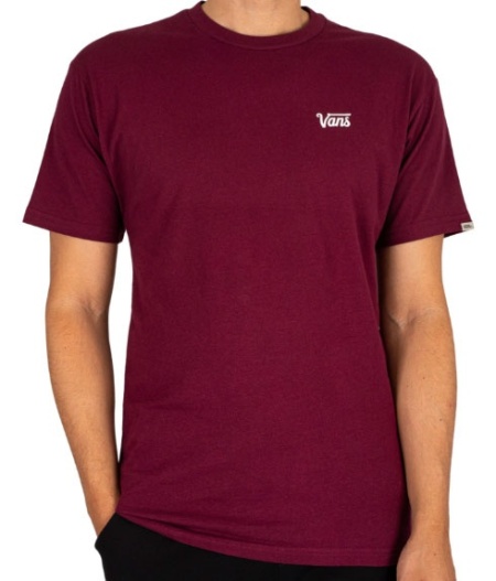 Vans Mini Script-B Fit tricou marime L - burgundy - Img 2