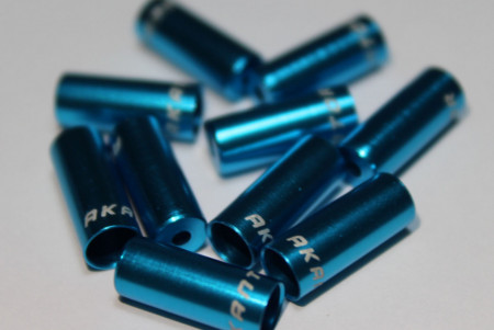 Capat camasa schimbator aluminiu 4mm - set 10buc. albastru - Img 2