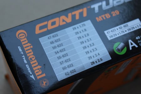 Continental Tube Wide 29x1.75-2.50 AV.40mm - camera bicicleta - Img 5