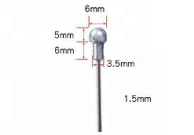 Dust teflon cablu frana sosea 1700mm - spate - Img 2