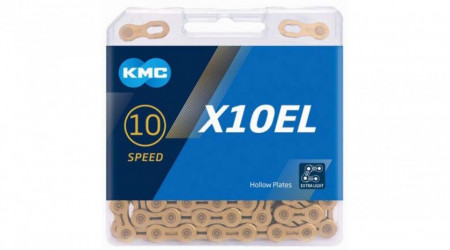 KMC X10EL Ti-N Gold lant 10 vit.114- link + quick link